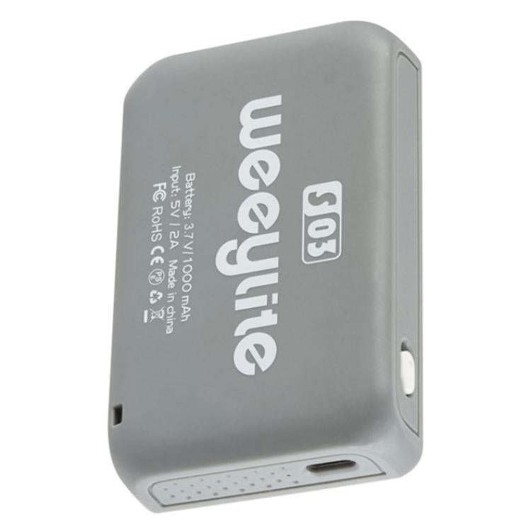 Weeylite S03 Portable RGB Light Video Live Streaming Photography Full Color Fill Light(Grey)