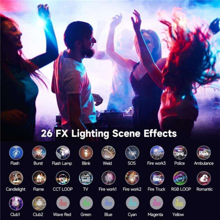 Weeylite S05 Portable App Control Phone Fill Lamp Video Live Streaming Photography RGB Full Color...