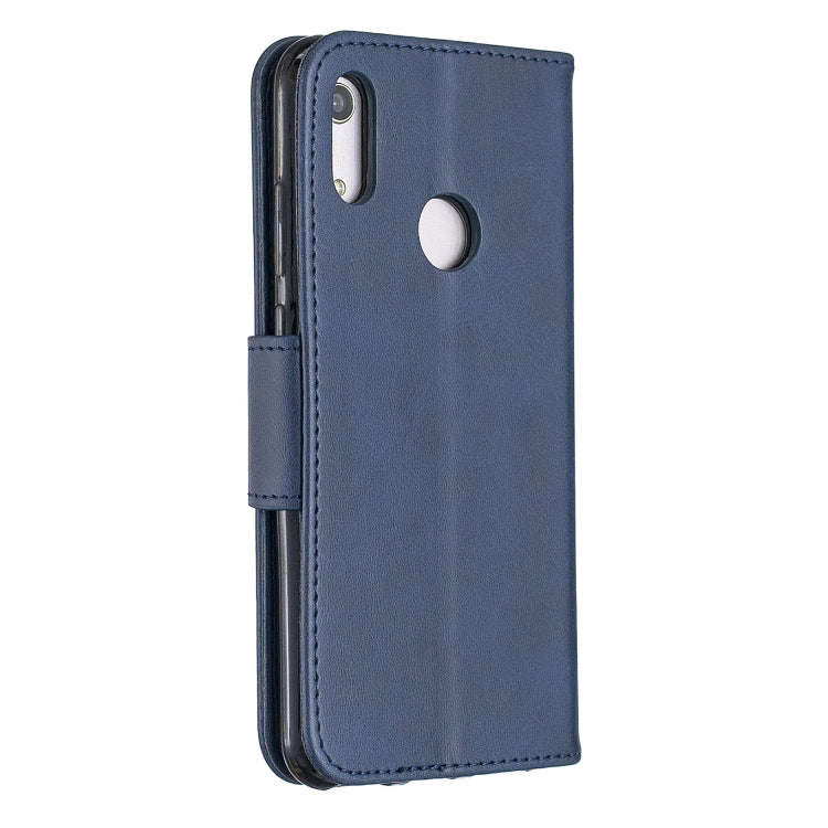 Retro Lambskin Texture Pure Color Horizontal Flip PU Leather Case for for Huawei Y6 2019 & Y6 Pro...