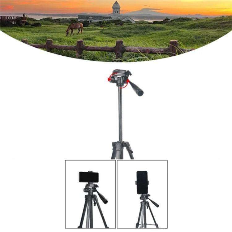 JMARY KP-2201 Portable 1.7m Adjustable Stand Smartphone / Camera Live Photography Tripod