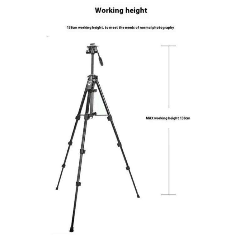YUNTENG VCT-6828RM Selfie Live Streaming Photography Bracket Camera Phone Tripod Stand