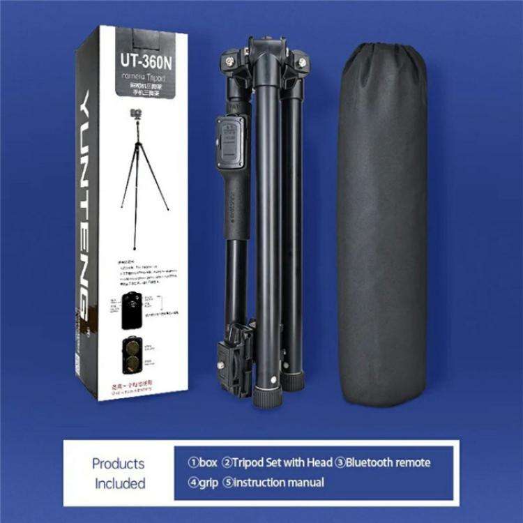 YUNTENG UT-360N Outdoor Photography Live Streaming Selfie Stand Camera Phone Tripod