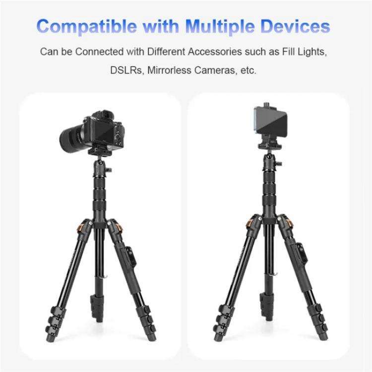 YUNTENG VCT-180 Selfie Stick Foldable Photography Camera Tripod Live Streaming Stand