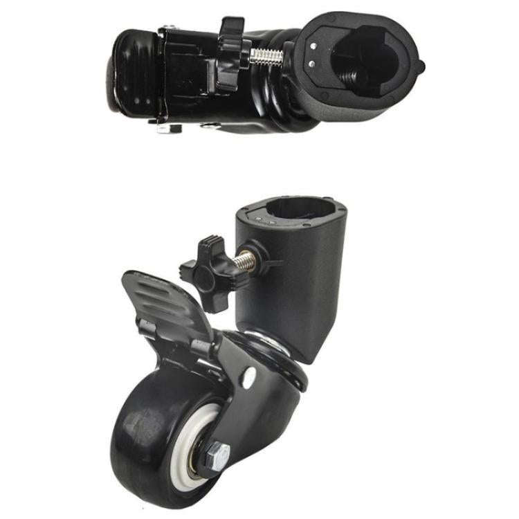 YUNTENG VCT-800 Studio Photography Light Stand Rollers 3Pcs Tripod Caster Wheels