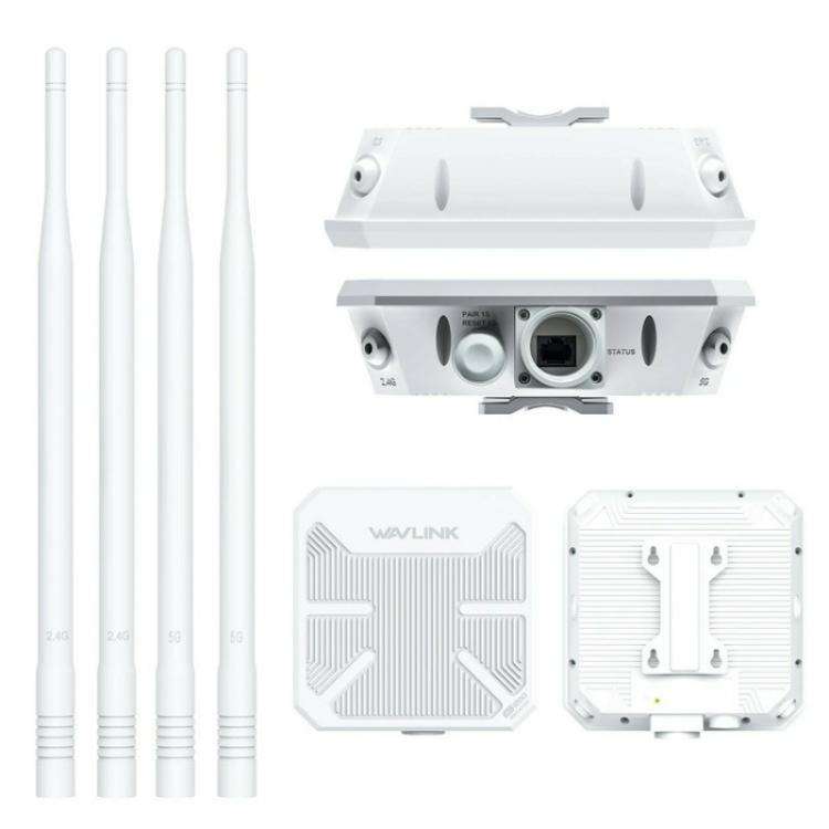 WAVLINK WN588HA2 AP Repeater WiFi Signal Booster AC1200 Dual Band WiFi Extender, Plug:US Plug