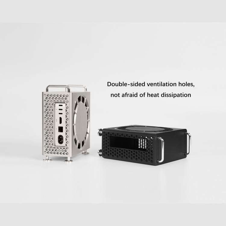 For MAC MINI M4/M4 Pro Computer Case Protective Case(White)