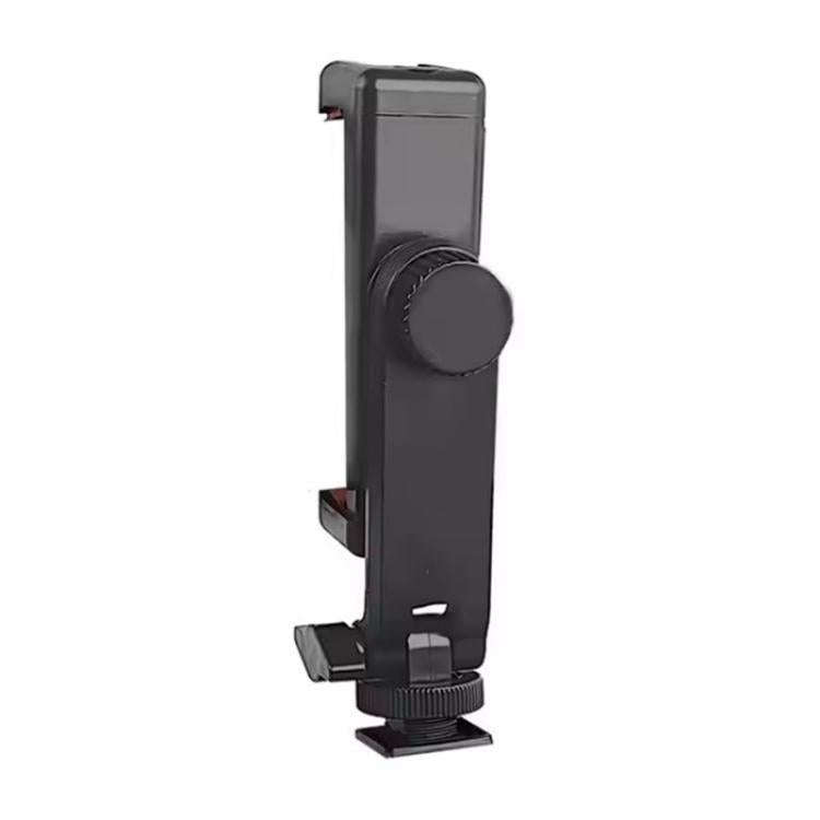 KY18 Live Streaming Photography DSLR Camera Rotating Cellphone Clamp Cold Shoe Mount