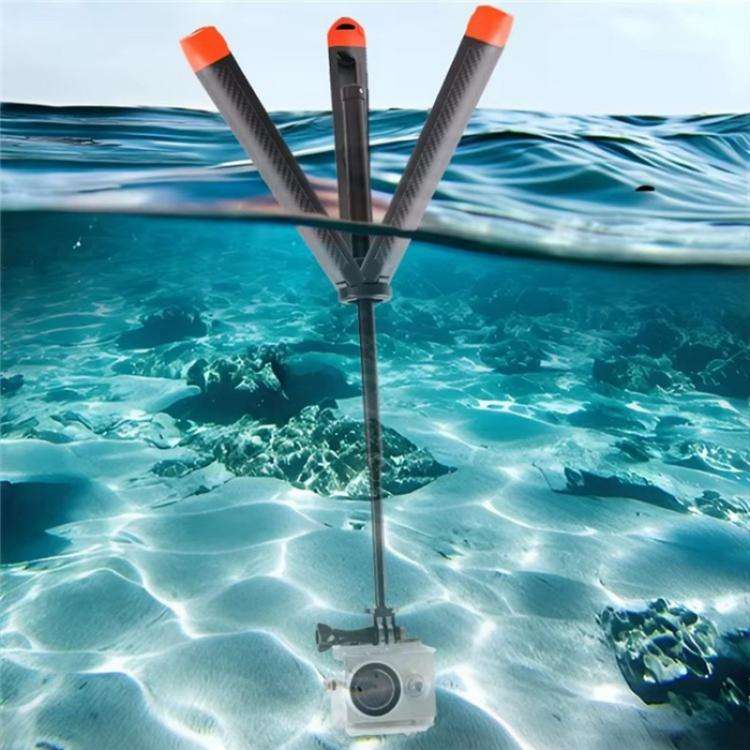 C063 Underwater Floating Selfie Stick Anti-Shake Tripod Snorkeling Pole For GoPro Action Camera