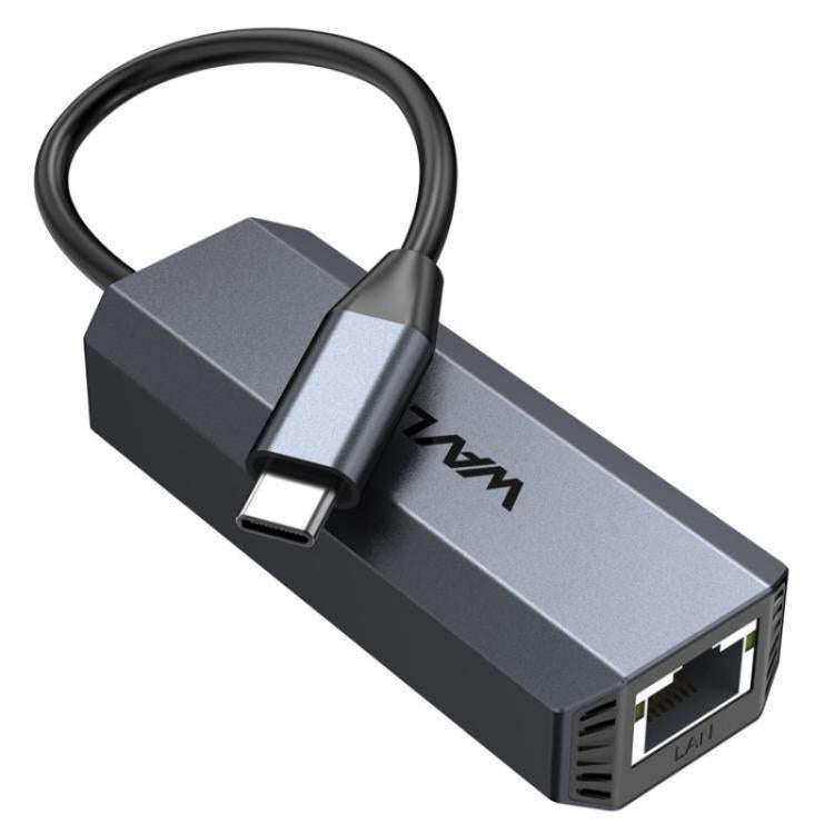 WAVLINK WL-NWU341G Laptop USB-C to 5000Mbps RJ45 LAN Ethernet Network Adapter