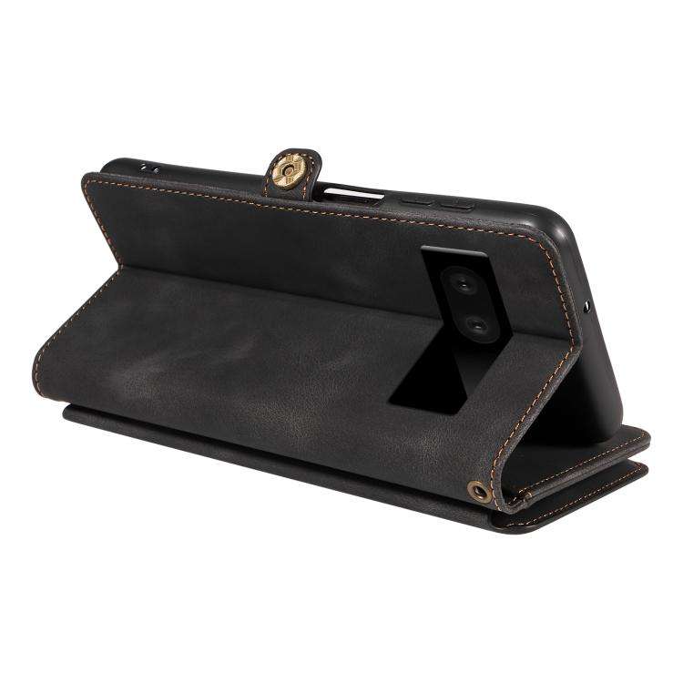 For Google Pixel 7 Fantasy Multifunctional Zipper Wallet Leather Phone Case(Black)