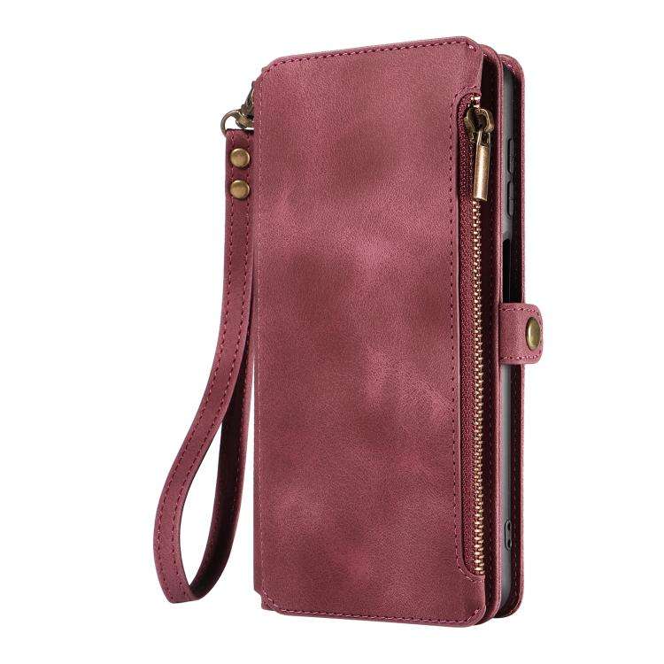 For Google Pixel 7a Fantasy Multifunctional Zipper Wallet Leather Phone Case(Purple)