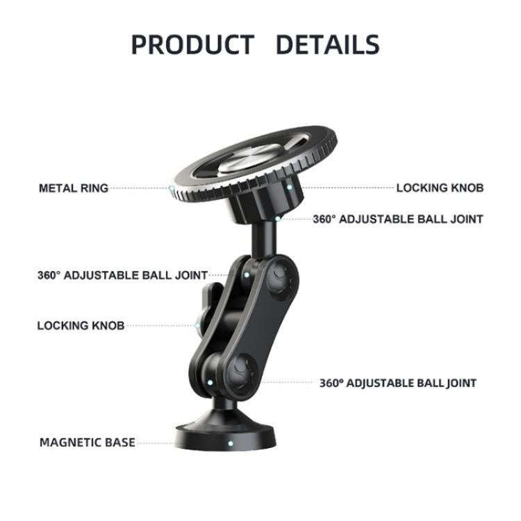 X036 Dual Magnetic MagSafe Lazy Phone Holder for Gym Equipment