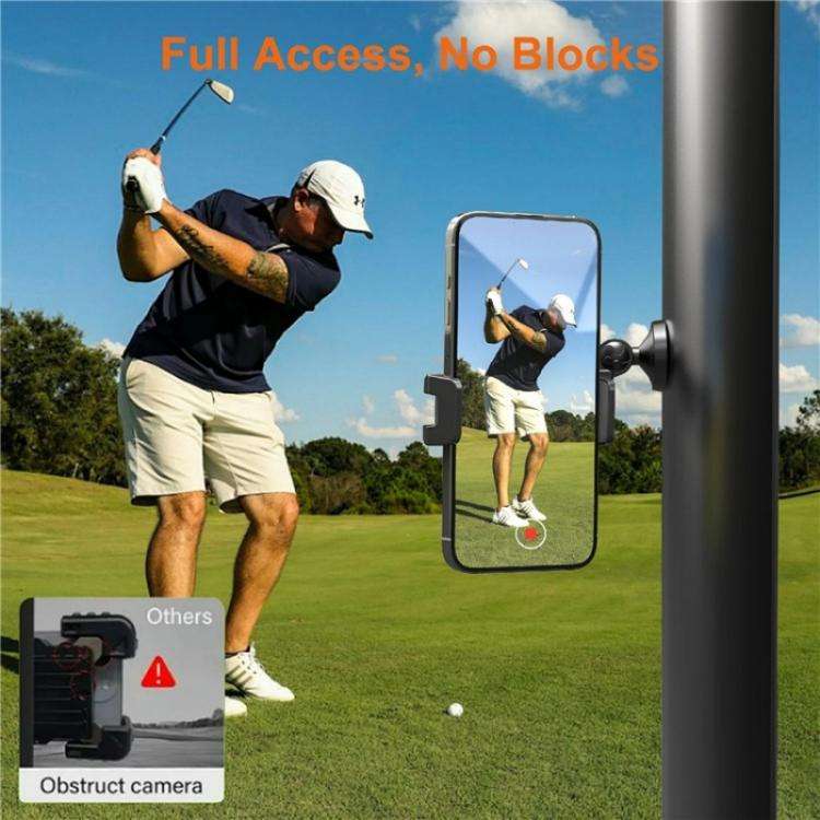 X037 360 Degree Adjustable Magnetic Base Phone Holder for Gym Equipment