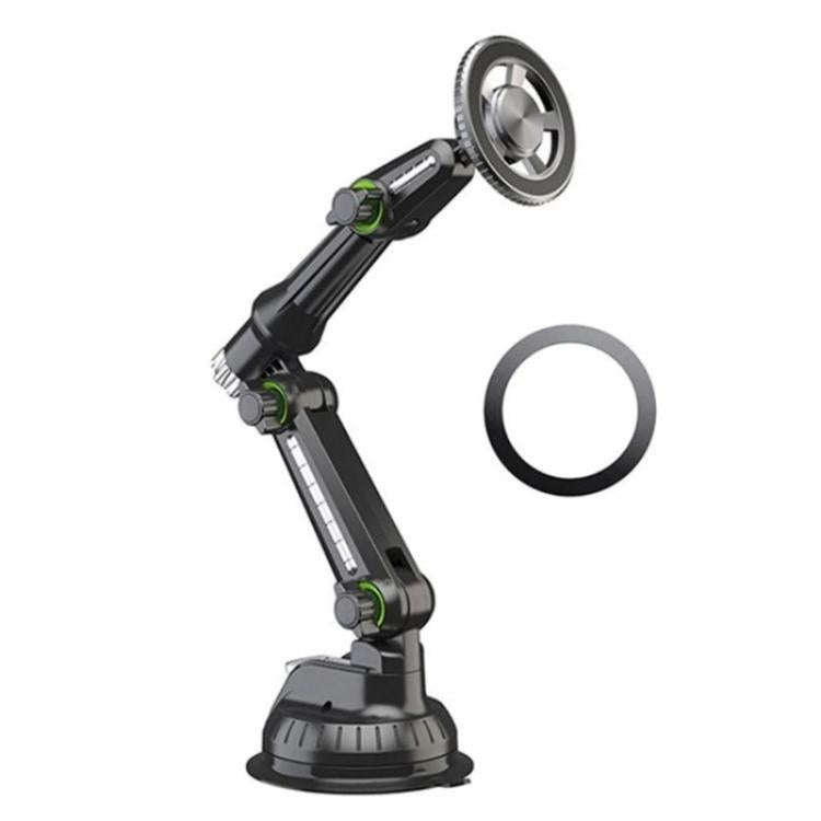 XWJ-JX04 Dashboard Windshield Magnetic Car Mount Suction Cup Base Long Arm Holder(Single Hole)