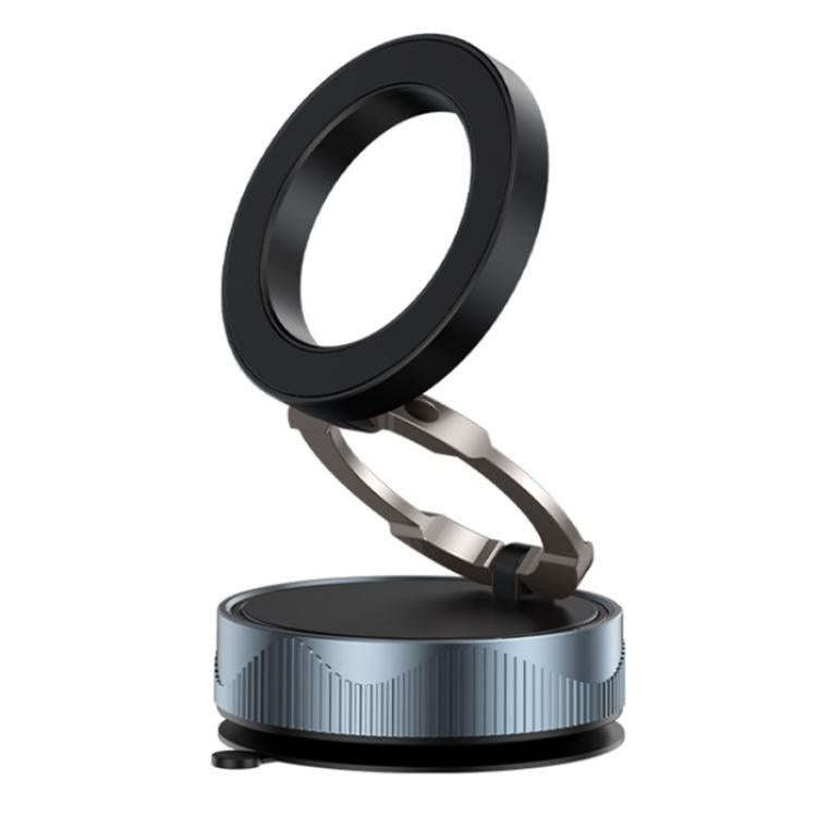 X28 Vacuum Suction Phone Mount 360 Degree Rotating Magnetic Car Phone Holder(Black)