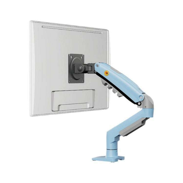 NORTH BAYOU F80 Adjustable Height Monitor Arm 17-30 Inch Displays Desk Mount Stand(Blue)
