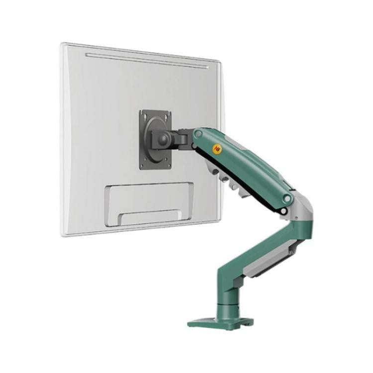 NORTH BAYOU F80 Adjustable Height Monitor Arm 17-30 Inch Displays Desk Mount Stand(Green)