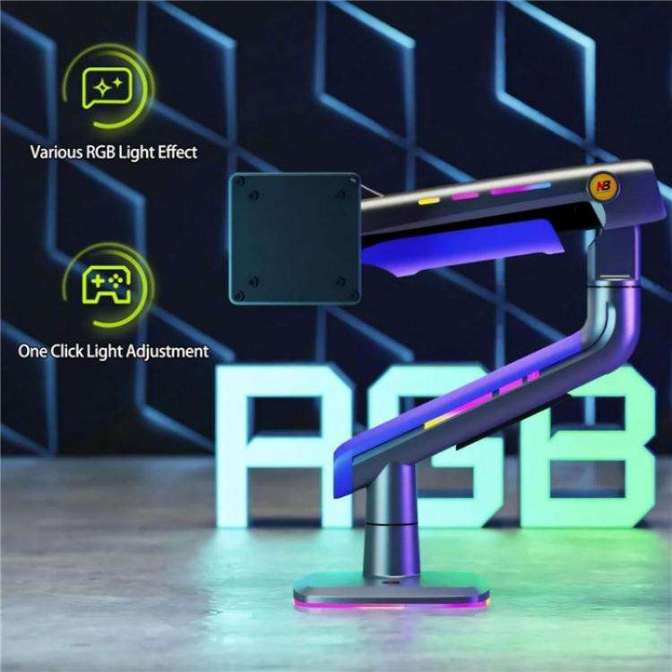 NORTH BAYOU G60 32-60 Inch Flat Ultrawide Curved Suspended Arm Gaming Monitor Stand