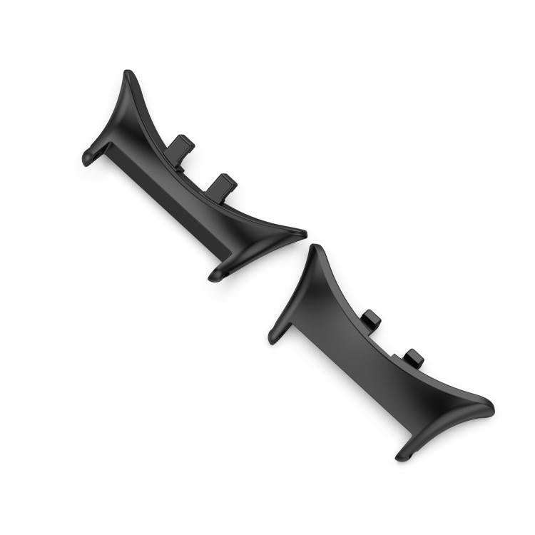 For vivo watch5 1 Pair 20mm 316 Stainless Steel Metal Watch Band Connector(Black)