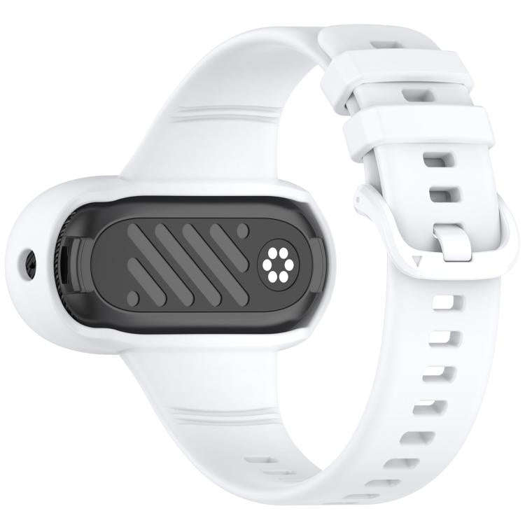 For Insta 360 Go 3 / Go 3S / Go 2 Solid Color Silicone Watch Band(White)