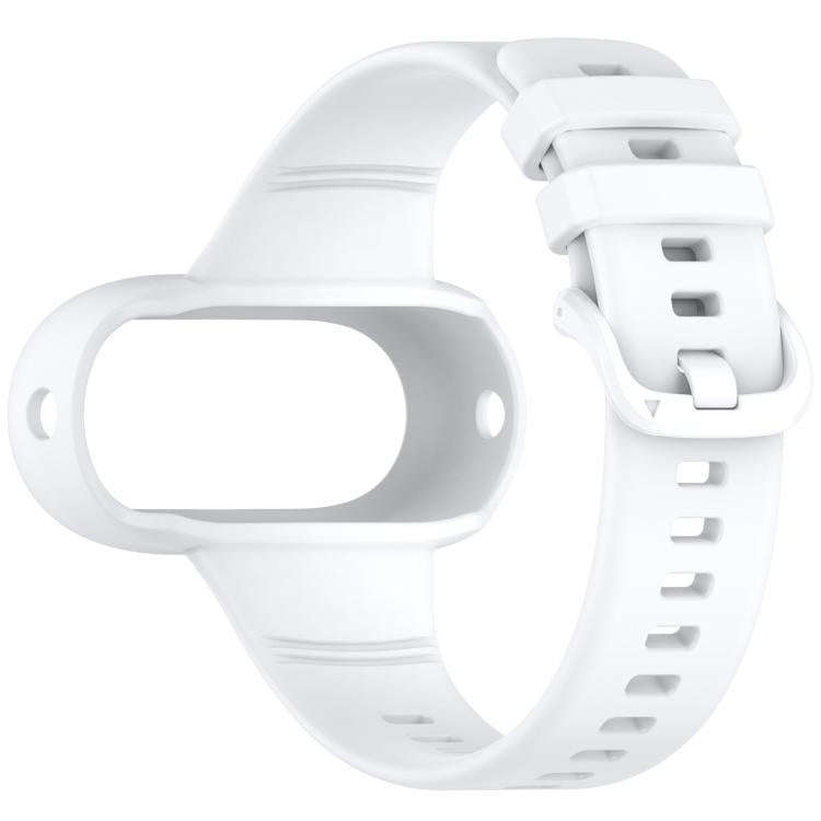 For Insta 360 Go 3 / Go 3S / Go 2 Solid Color Silicone Watch Band(White)