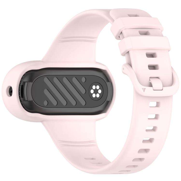 For Insta 360 Go 3 / Go 3S / Go 2 Solid Color Silicone Watch Band(Light Pink)