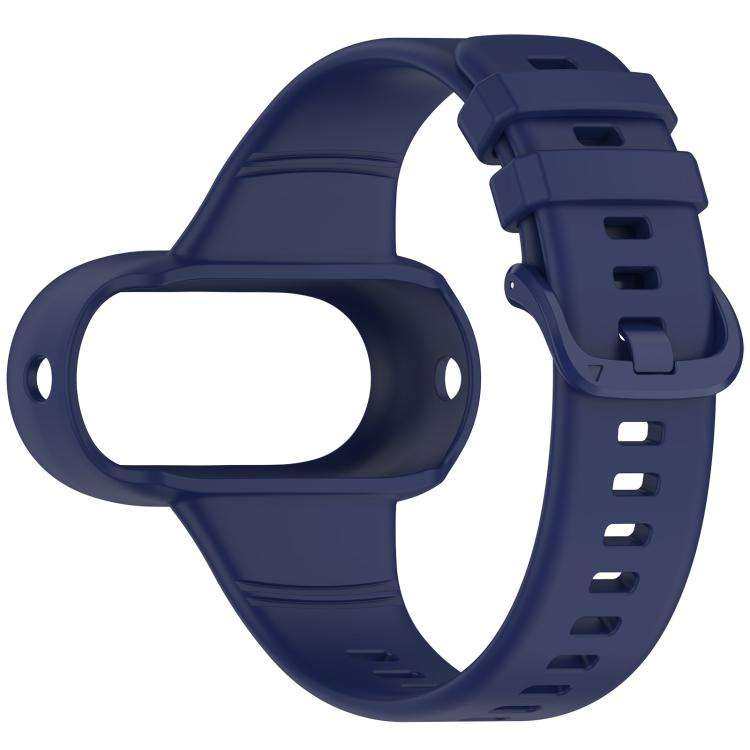 For Insta 360 Go 3 / Go 3S / Go 2 Solid Color Silicone Watch Band(Dark Blue)