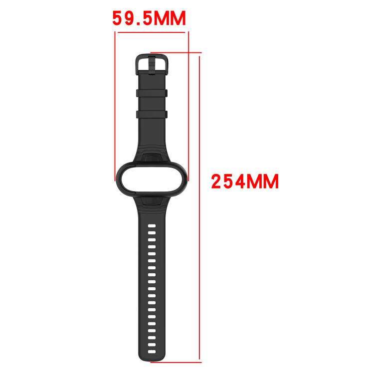 For Insta 360 Go 3 / Go 3S / Go 2 Solid Color Silicone Watch Band(White)