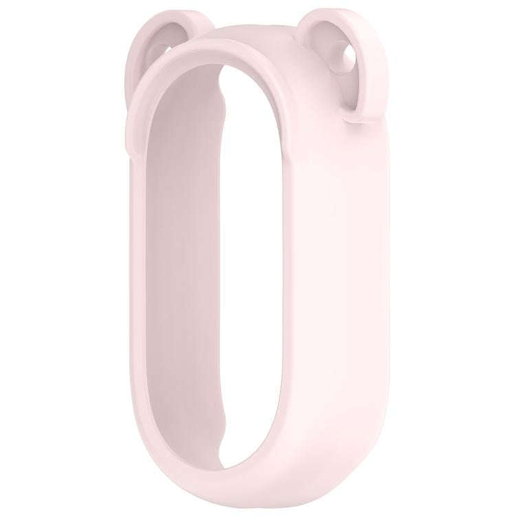 For Insta 360 Go 2 Solid Color Silicone Protective Case(Light Pink)