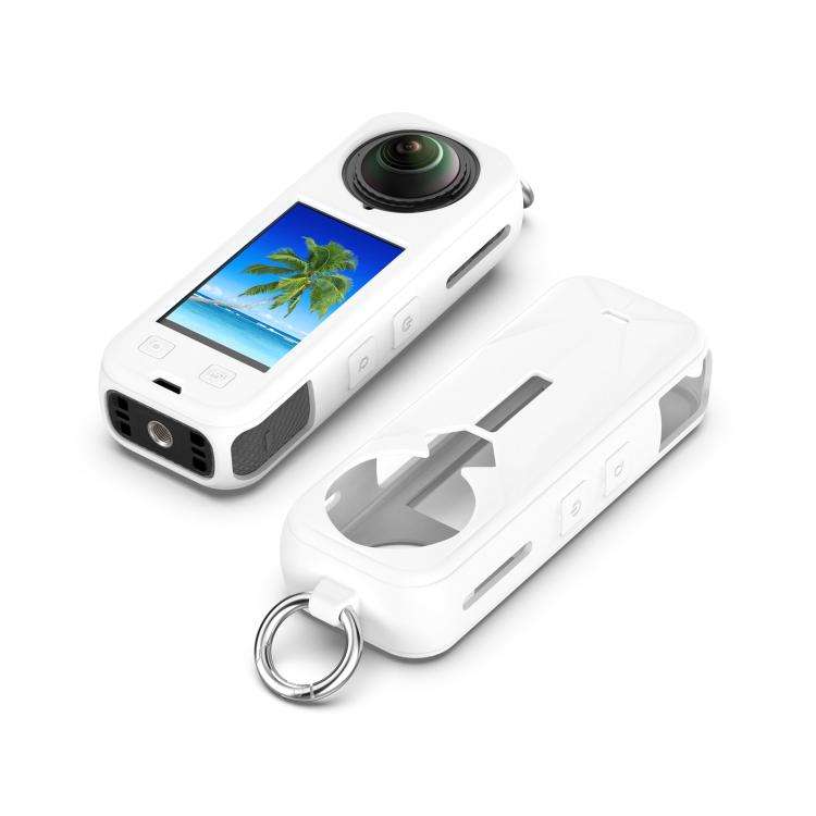 For Insta360 X5 Silicone Protective Case(White)