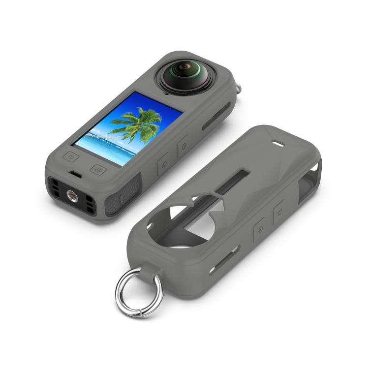 For Insta360 X5 Silicone Protective Case(Dark Gray)