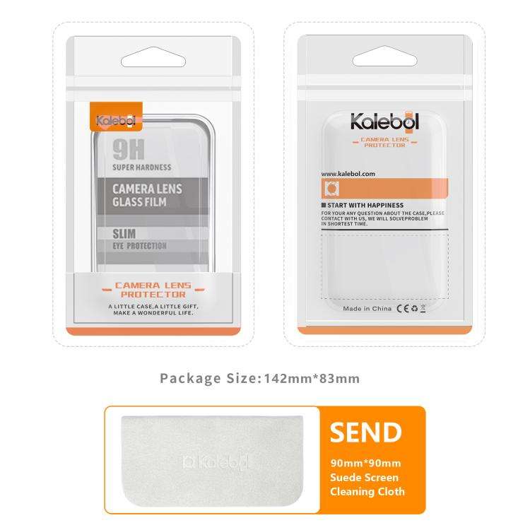 For Redmi 14C Kalebol Metal Hollow Lens Protection Ring