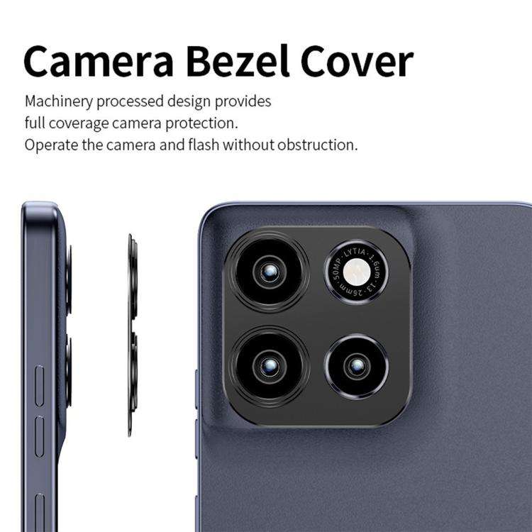 For Motorola Moto G56 5G Kalebol Metal Hollow Lens Protection Ring