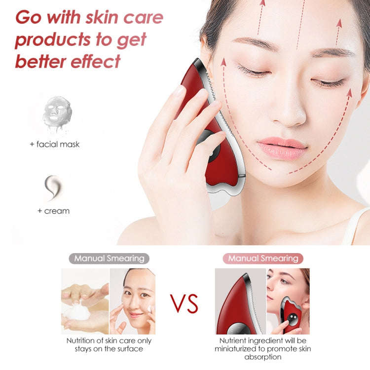K-SKIN KD817 Facial Scratch Pad Dredge Meridian Soothing Fatigue Scraping Plate Electric Massager...