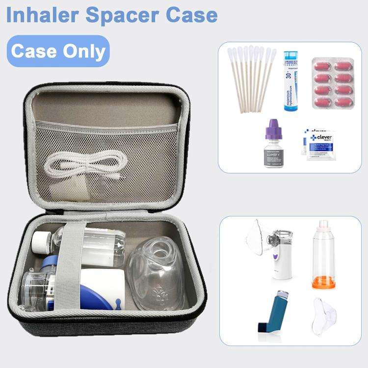 Portable Nebulizer Case Inhaler Travel Bag for Adult Handheld Asthma Machine Organizer