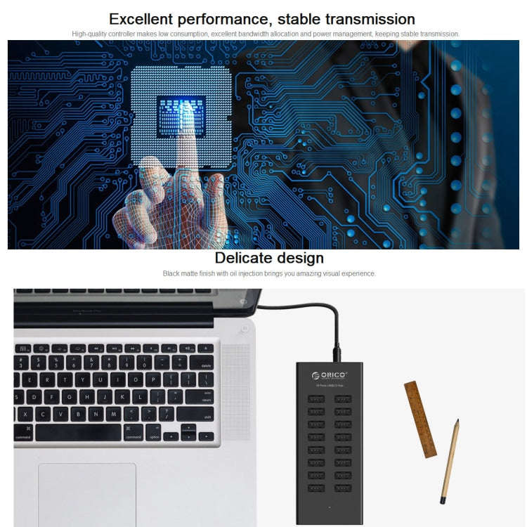 ORICO H1613-U2 16 Ports USB2.0 HUB