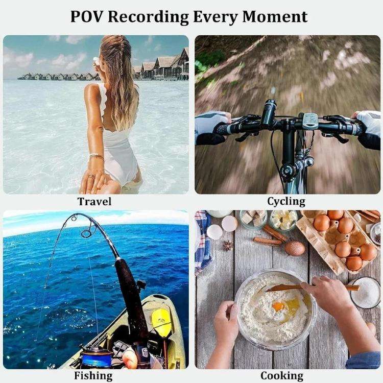 JMARY MG-02 For Action Camera Phone Silicone Necklace Mount Magnetic Neck Holder