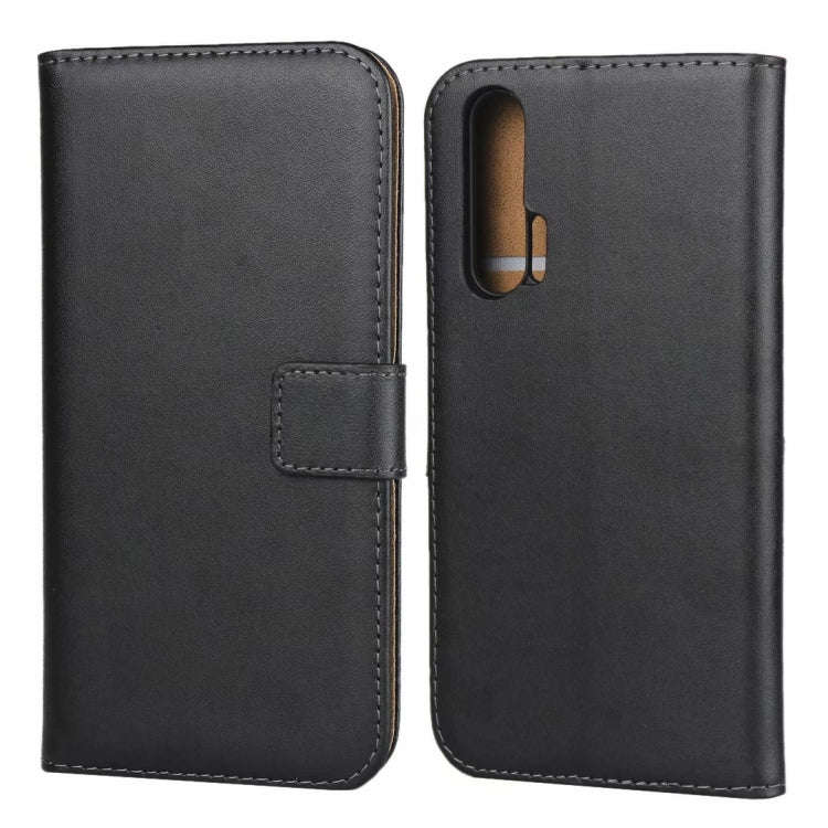 Leather Horizontal Flip Holster for Huawei Honor 20 Pro with Magnetic Clasp and Bracket and Card ...