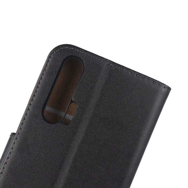 Leather Horizontal Flip Holster for Huawei Honor 20 Pro with Magnetic Clasp and Bracket and Card ...