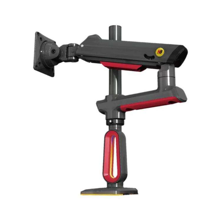 NORTH BAYOU L70 RGB Lighting Gaming Monitor Adjustable Arm Stand Curved Monitors Bracket