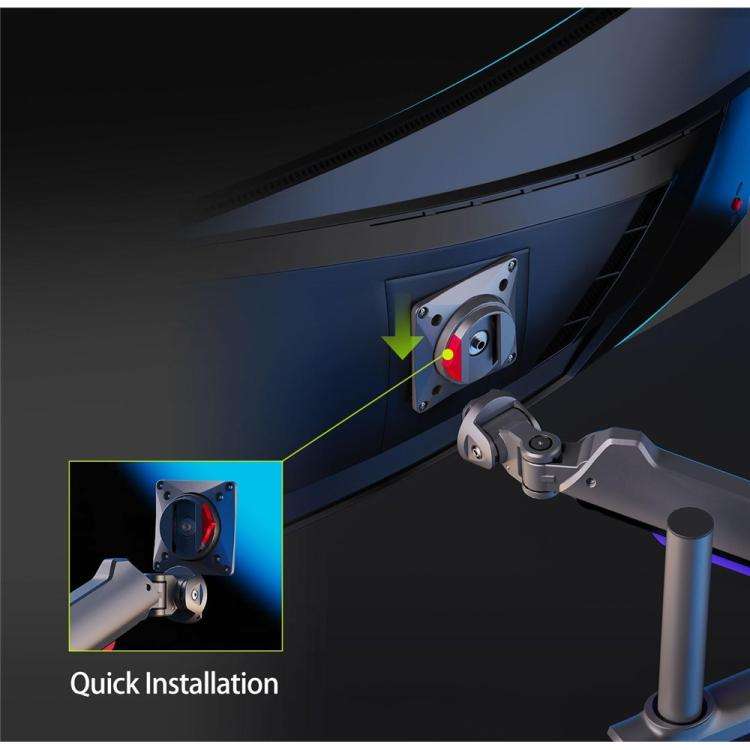 NORTH BAYOU G80 32-60 inch Curved Display Gaming Monitor Desk Stand Monitor Support Arm