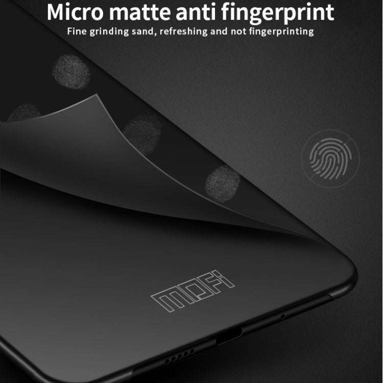 MOFI Frosted PC Ultra-thin Hard Case for Moto P40/One Vision(red)