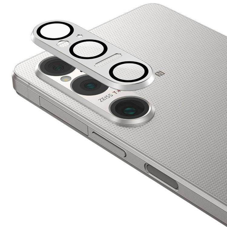 For Sony Xperia 1 VI Kalebol Eagle Eye One Piece Full-Coverage Metal Lens Ring Film(Silver)