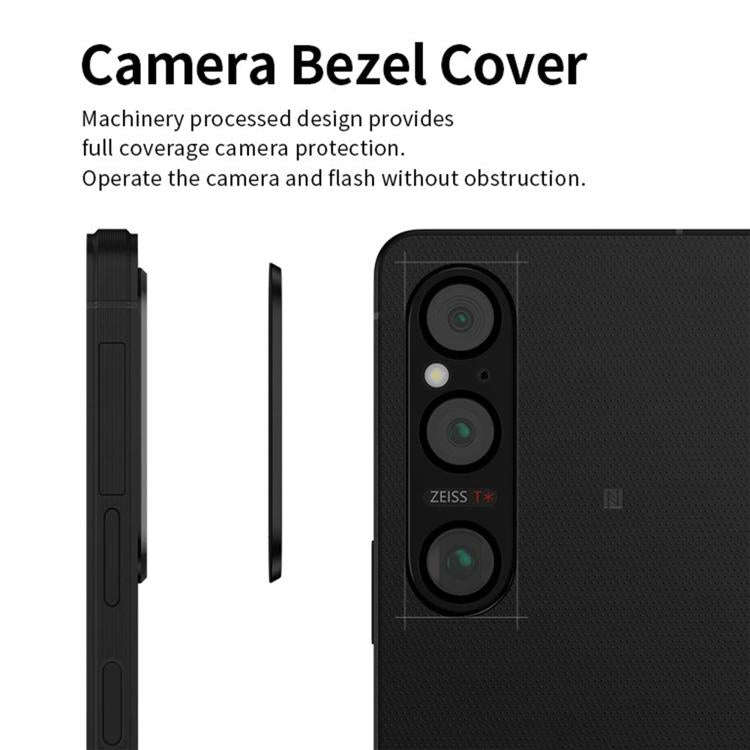 For Sony Xperia 1 VI Kalebol Eagle Eye One Piece Full-Coverage Metal Lens Ring Film(Black)