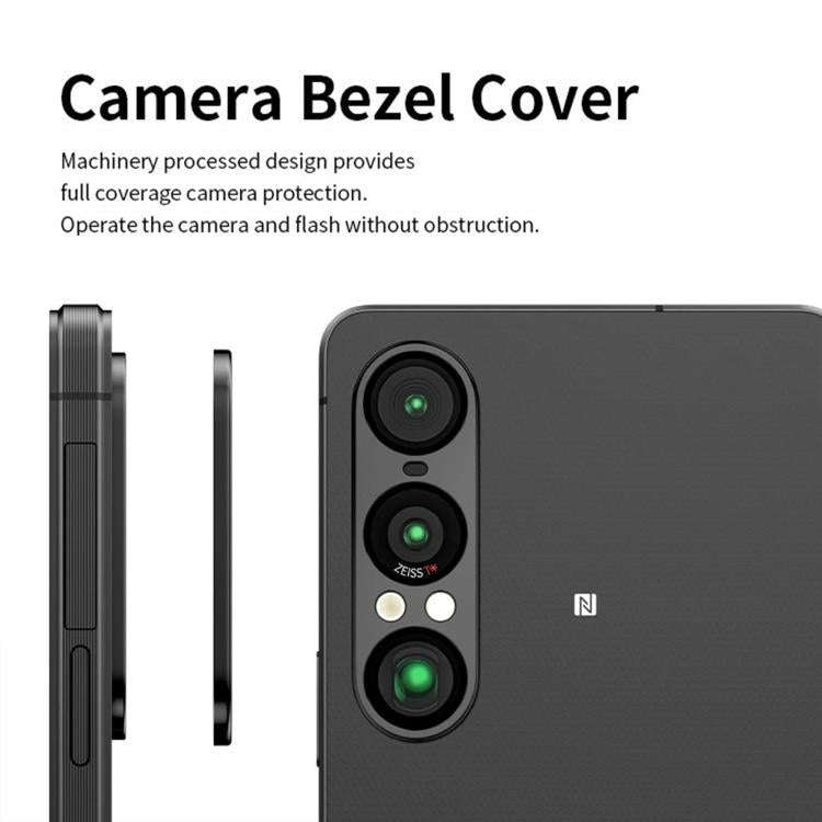 For Sony Xperia 1 VII Kalebol Eagle Eye One Piece Full-Coverage Metal Lens Ring Film(Purple)