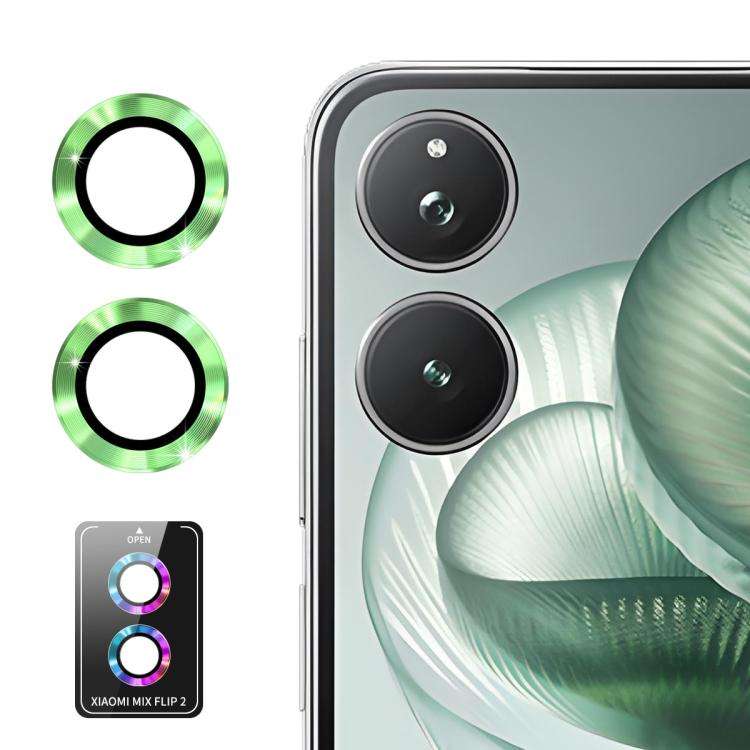 For Xiaomi Mix Flip 2 ENKAY Hat-Prince 9H Rear Camera Lens Aluminium Alloy Tempered Glass Film(Li...