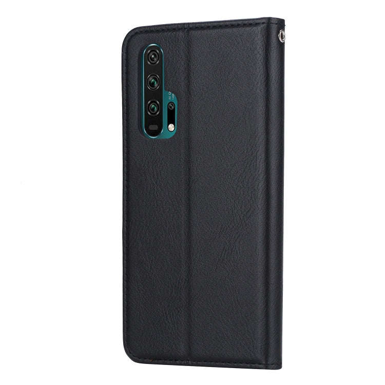 Knead Skin Texture Horizontal Flip Leather Case for Huawei Honor 20 Pro, with Photo Frame & Holde...