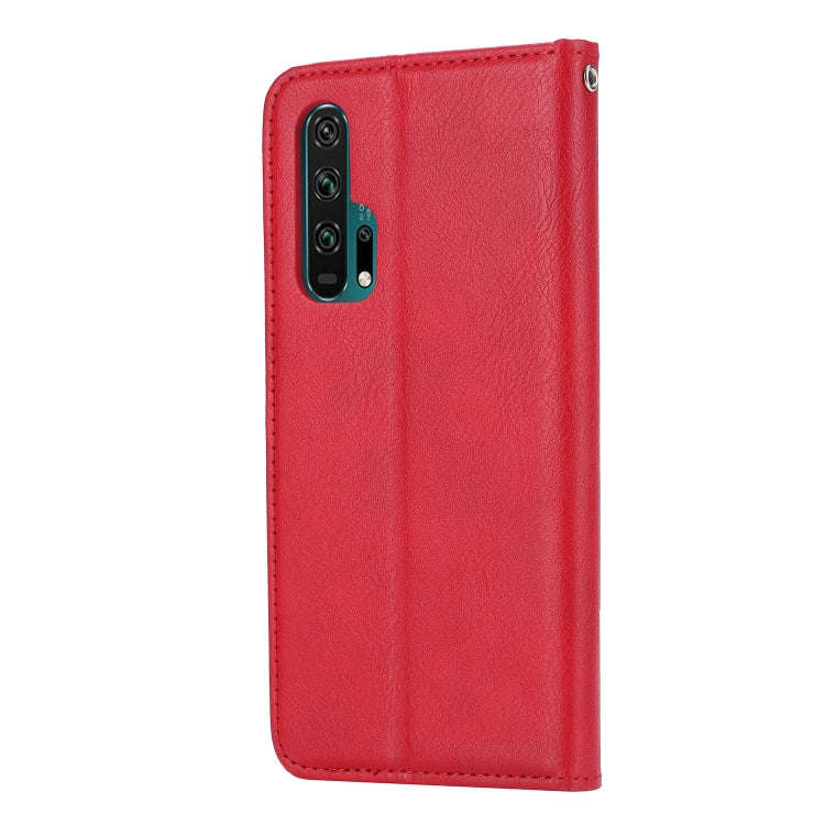 Knead Skin Texture Horizontal Flip Leather Case for Huawei Honor 20 Pro, with Photo Frame & Holde...