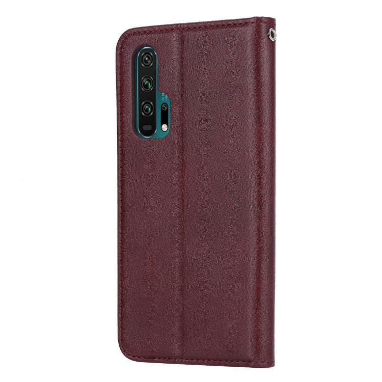 Knead Skin Texture Horizontal Flip Leather Case for Huawei Honor 20 Pro, with Photo Frame & Holde...