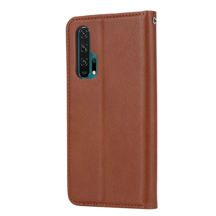 Knead Skin Texture Horizontal Flip Leather Case for Huawei Honor 20 Pro, with Photo Frame & Holde...